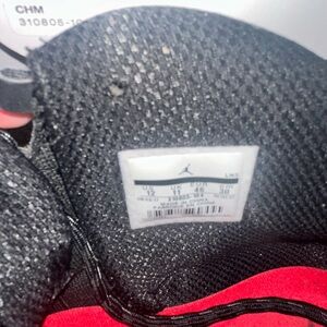 Air Jordan Black and Red Sneakers